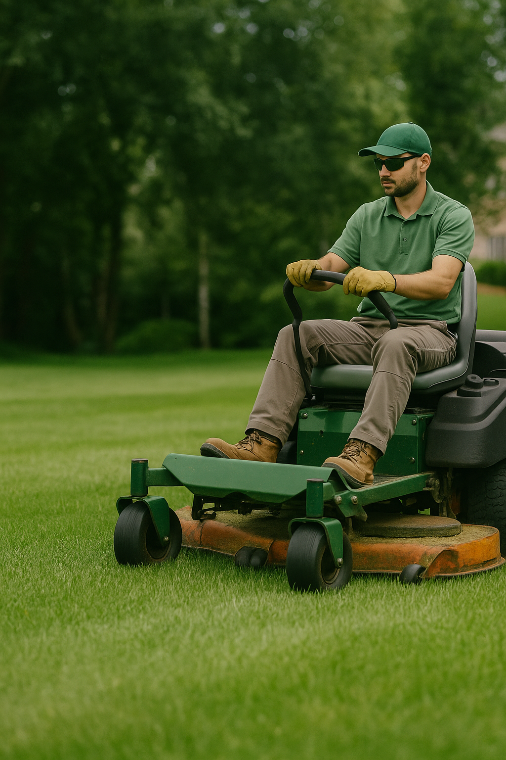 Professional landscaper portrait